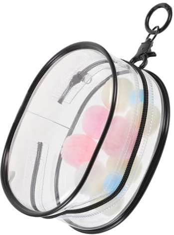 Toddmomy Hängande Transparent Dockväska i PVC för Utomhusbruk Lätt och Bärbar Dockförvaring med Hängare Skyddande och Enkel Dockpåse för Visning