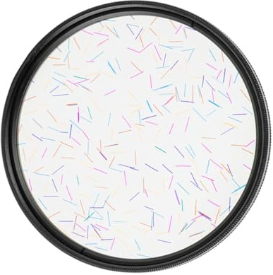 Toddmomy Strahlender mit für Kameraobjektiv Spezialeffektfilter aus Kunststoff Verstellbarem Durchmesser Verschleißfestem Design und für Kreative Fotografie und Fotozubehör