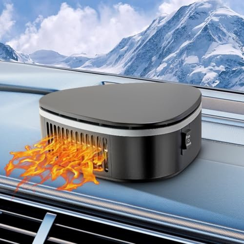 Car Heater, Portable 12V 150W Car Heater that Plug Into Cigarette Lighter, 2 in 1 Cars Defroster, Cars Demister for Windshield Fast Heating/Cooling