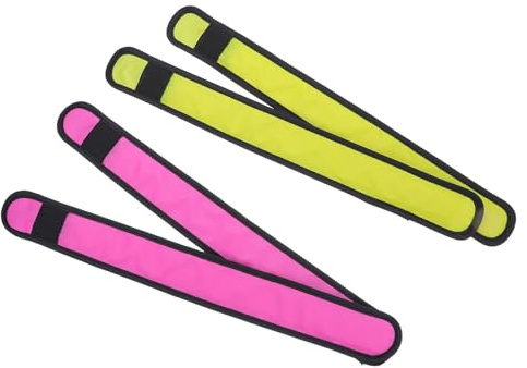 TOYANDONA 4piezas Correas LED para Patas de Caballo Bandas Lavables de Alta Visibilidad Vendajes para Piernas de Caballo Seguridad y Decoración para Exteriores