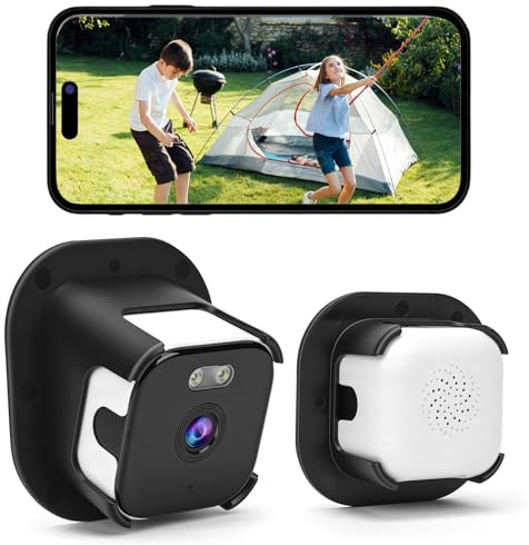 Yosoo Health Gear Window Camera, 3MP 2K Indoor Security Camera for Looking Outside, 2.4GHz & 5GHz WiFi Window Security Camera, 108° Wide Angle, 24/7 Recording, Motion Detection