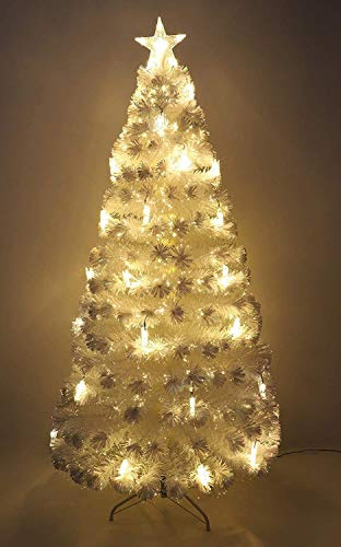 Christmas Concepts® 6ft (1.8M) Fibre Optic Iridescent Photograph Christmas Tree With Warm White LED Lights