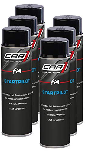 Unbekannt 6X Car1 Startpilot Starthilfe Spray Verbrennungsmotor 250 Ml