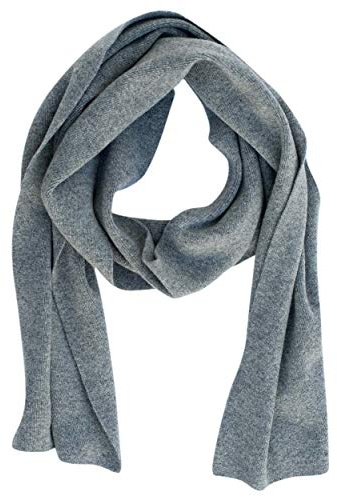 FosterNatur, Damen/Herren Merino Schal glatt, 100% Wolle Merino extrafein