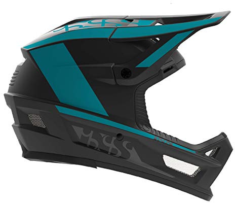 IXS Xult Dh Integralhelm für Mountainbike/E-Bike/BMX, Blaue Lagune, L
