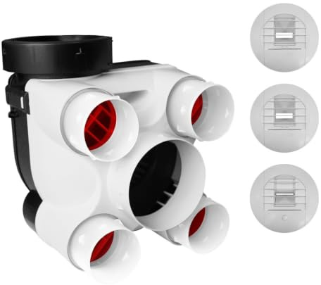 kit vmc - hygroréglable - type b - unelvent hydra st 2 khb t3/7p - unelvent 604011