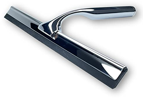 Sphera Shower Squeegee Stainless Steel Window Squeegee Window Wiper Shower Wiper with Suction Hook Ideal for Mirror Window Car Glass Cleaning