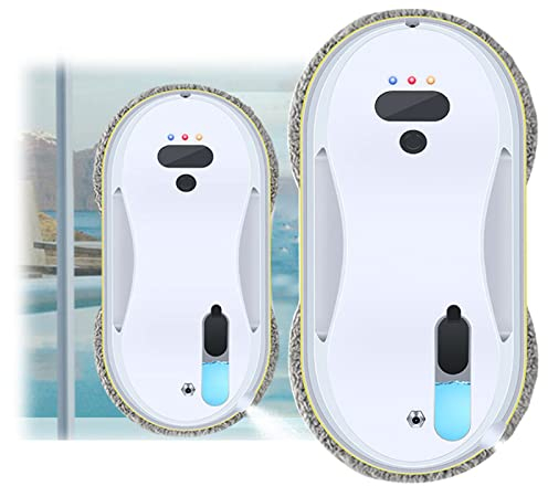 Niczu Robot Lavavetri, Robot Lavavetri 2800Pa Forte Aspirazione, Robot Elettrico Lavavetri con Telecomando per Finestre Esterne/Interne,White