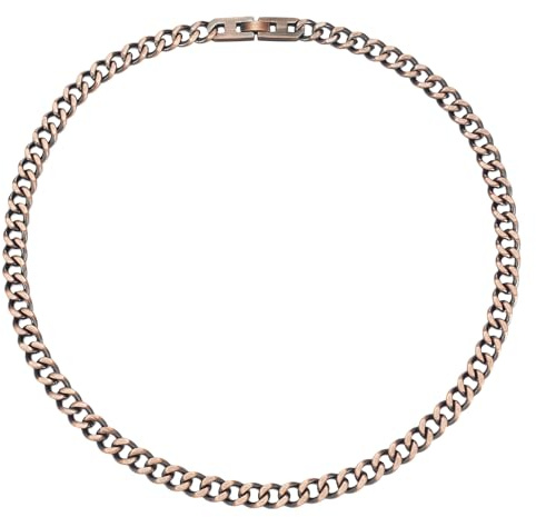 EnerMagiX Collier en cuivre pur 99,9% pour homme et femme, chaîne en cuivre pur, bijoux réglables (50 cm)