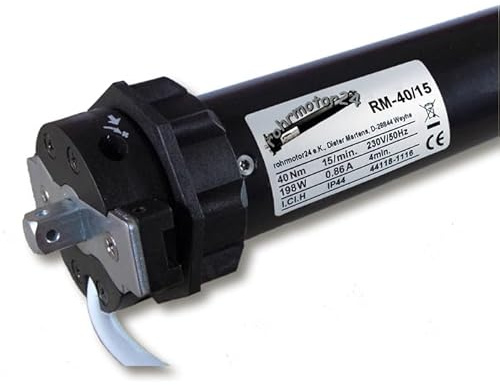 Rollladenmotor 10-50 Nm nach Wahl! SW60 Rolladenmotor Rohrmotor Jalousiemotor (40NM SW60)