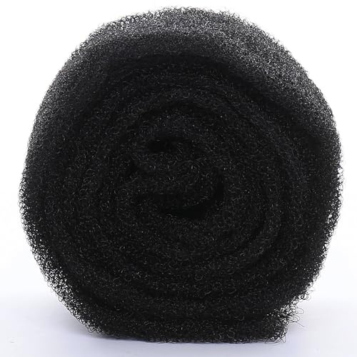 TSB Hair Filler, Black, 1 Pack - Patent Pending Volume and Bun Maker Tool - Ultimate Hair Bumps for Brides, Performers - Non-Irritating, All-Day Hold