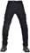 CFlong Motociclista para Mujeres Hombre con Tejido de Resistente a la abrasión Pantalón Vaquero de Motocross para Moteros Armadura Protectora (Negro,S)