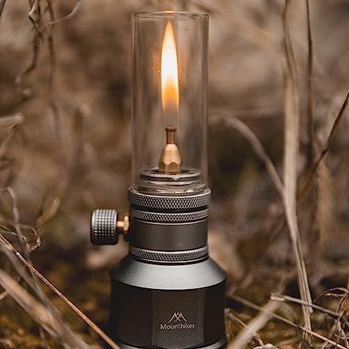 SPORTARC Gaslaterne für den Außenbereich, Camping-Kerzenlichter mit leerem Tank-Verlängerungsstab, für Camping, Camping, Wandern, Outdoor-Abenteuer (Gaslaterne mit Tank), KW5C55LO8G5281A3A27SIKY