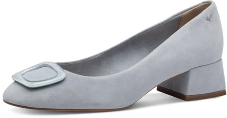 Tamaris Pumps Damen Blockabsatz blau,EU 38