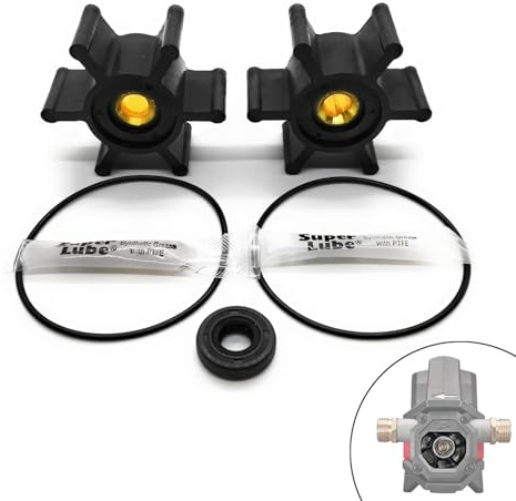 REPLACEMENTKITS.COM 2 Pack Impeller, O-Ring Kit & Oil Seal Complete Replacement Kit, Fully Compatible with Milwaukee M18 Transfer Pumps (Replaces Part 49-16-2771)