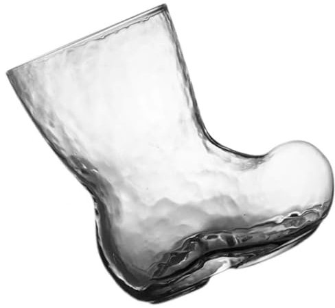 Cabilock Taza De Vidrio Forma De Bota 380ml Ideal Para Oficina Hogar Restaurante