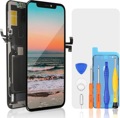 bokman for iPhone 11 Pro Max LCD Screen Replacement, 6.5-inch Screen Assembly Front Panel with Repair Tool Kits
