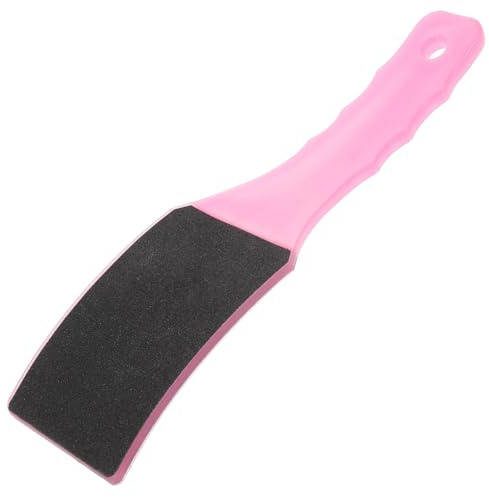 WOFASHPURET Lima Para Pies Doble Cara 1 Unidad Exfoliante Pedicura Removedor De Callos Portátil Para Cuidado Personal En Casa y Viaje Color Aleatorio Abs
