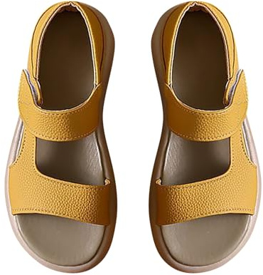 Mary Jane Zapatos de Tacón Bajo para Mujer, Sandalias Cerradas en la Parte Delantera, Sandalias de Senderismo para Mujer, Sandalias de Trekking, Zapatos de Verano, Sandalias Ortopédicas, Sandalias