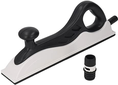 Hand Sanding Block with Vacuum Holes for Dust Operation, ABS Plastic Material, Lightweight and Portable, for Wood Polishing and Vehicle Repair, to Install