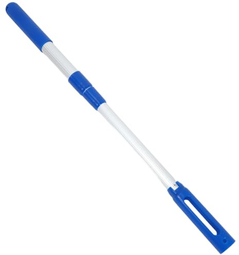 IWOWHERO Poste Extensible y Ajustable de Aleación de Aluminio Desmontable Telescópico Mango Ergonómico para Piscina para Diferentes Profundidades y Mantenimiento