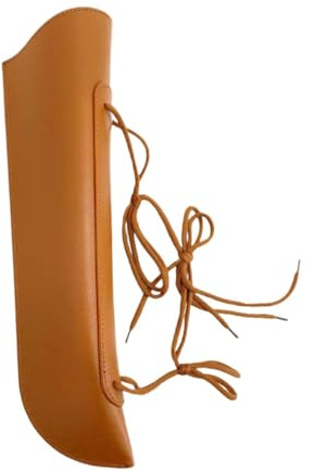 Harilla Kontrabass-Bogenköcher-Abdeckung, wasserabweisend, Zubehör für Saiteninstrumente mit Schnürsenkeln, PU-Tasche für Kontrabass-Bogenhalter, Braun