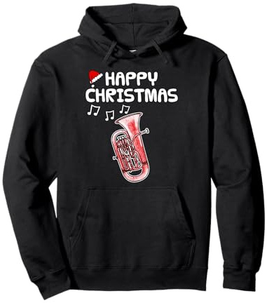 Euphonium Weihnachts-Blechbläser Pullover Hoodie