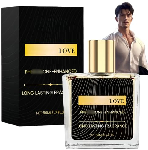 50ML Pheromone Perfume for Men, Long Lasting Fragrance & Body Spray, Mens Perfume & Fragrances, Hair & Bodies Perfume Sprays, Natural Fresh Scent, The Scent Deo/dorant Spray, Gifts for Men