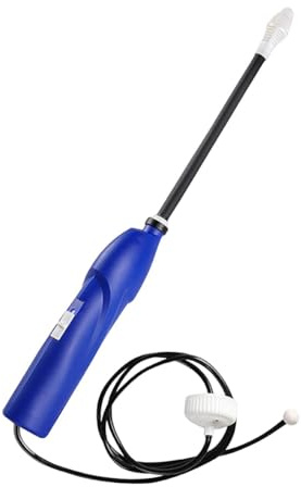 LOVIVER Arrosoir Bleu pour Jardin, pulvérisateur, jardinière Portable, Jardinage dans la Cour avec Tuyau, Tuyau d'arrosage
