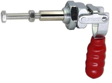 Violiica GH-36202M Knebelklemme, 91 kg/200 lb Kapazität, Schnellentriegelung, Push/Pull Action, für Holzbearbeitung und Schweißen
