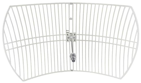 Antenne parabolique WiFi 5,8 GHz 5,8 GHz à gain élevé 30 dBi (5150-5850 MHz) type N femelle longue portée antenne directionnelle extérieure pour routeur Wi Fi carte réseau sans fil moniteur de