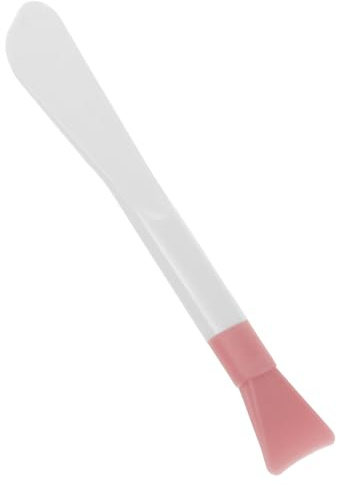 VINTORKY Pennello per Maschera Viso in Silicone a Doppio, Spatola per Cura della Pelle, Applicatore a Pennello per Maschere in Gel e Argilla, Strumento Flessibile per Trattamento Viso