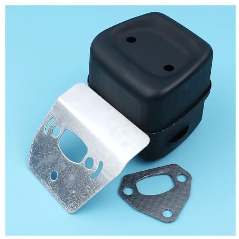 Kit de Junta de Escudo térmico de Bandeja de refrigeración de Escape, silenciador for Motosierra Husqvar 36 41 137 141 142, Conjunto de silenciador de Escape #530069415