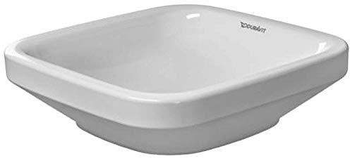 Duravit DuraStyle Aufsatzbecken geschliffen, ohne Überlauf, ohne Hahnlochank, Befestigung inklusive