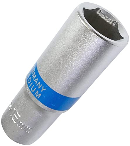 AERZETIX - C4217 - Steckschlüssel einsatz - nuss 6 kant 3/8-15mm - tief lange professionelle hochwertige erweitert - Stahl CrV