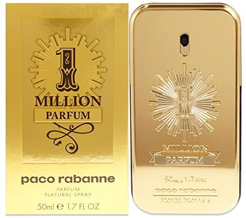 Paco Rabanne Unisex VAPORIZADOR 1 Million Parfum 50ML Vaporizer, Amarillo, Standard