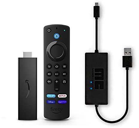 Fire TV Stick mit Alexa-Sprachfernbedienung + Mission-USB-Ladekabel (kein Wechselstrom-Ladeadapter erforderlich)