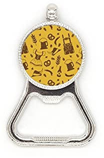 Alemania Berlín Cultura patrón personalizado Metal cerveza botella Cap abrelatas Duty acero inoxidable