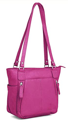 Hudson & James Designer Genuine Leather Women Ladies Travel Satchel Everyday Crossover Cross body Work iPad Shoulder Handbag Bag