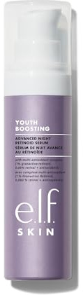 e.l.f. SKIN Youth Boosting Advanced Night Retinoid Serum, Anti-Aging Serum zur Reduzierung von feinen Linien und Falten, Vegan & tierversuchsfrei