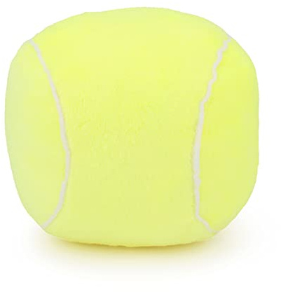 Hundespielzeug - Plüschtier Quietschspielzeug Bälle für Hunde, Gelb Tennis | Hundespielzeugbälle, Kaubarer Interaktives Spielzeug für Welpen und kleine Hunde, Weicher Quietschball, Training und Zahnen