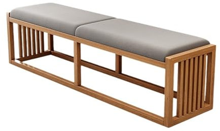 Sitzbank für Schlafzimmer Neue chinesische Bettbank aus massivem Holz, Schuhwechselhocker, Schlafzimmer-Bettbank, Schuhbank, lange Bank, geeignet for Schlafzimmer, Eingang, Wohnzimmer Bettbank(03,120*