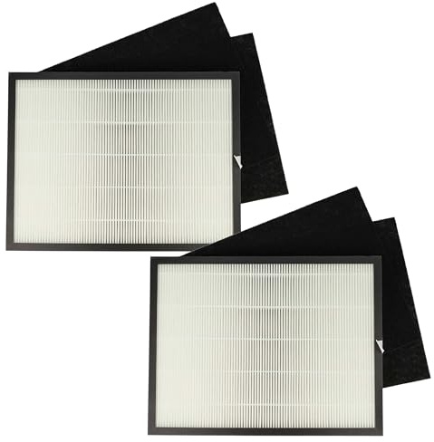 vhbw 6-teiliges Filter-Set kompatibel mit Rowenta Intense Pure Air PU2120 Luftreiniger - HEPA-Filter, Aktivkohlefilter