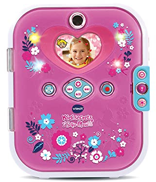 VTech- Diario elettronico per Bambini, Colore Rosa, Standard, 80-541965
