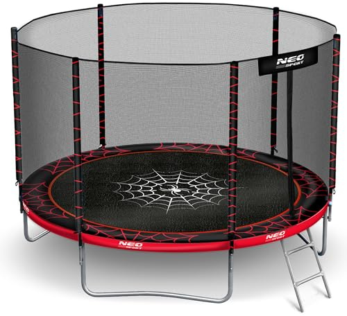 Neo-Sport Trampolin Für Kinder Outdoor Garten Mit Sicherheitsnetz Leiter Spinne Gartentrampolin