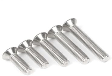 30 Stück M1 M1.2 Senkkopfschrauben aus Edelstahl 304, Kreuzschlitzschrauben mit flachem Kopf(4mm,M1-30pcs)