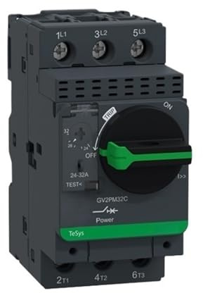 Disjoncteur moteur GV2PM01C-32C, protecteur de moteur électrique(GV2PM32C 24-32A)