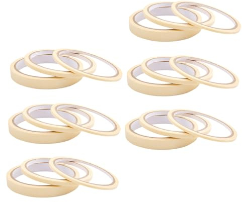 Alipis 18Rolls Sticky Nail Art Masking Tape for Manicure DIY Variety Strong Adhesive for UV Gel Acrylic Nails and Design Suitable for Home and Professional Use