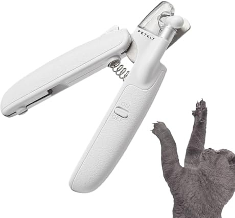 Generisch Illuminated Dog Claw Scissors - Nail Scissors with LED Lighting - Thick Claw Cutter for Kittens - For Cats and Dogs for Home, Travel, Indoor, Outdoor, Camping, Care and