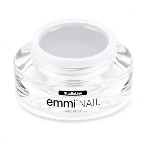 Emmi Nail Studioline Grundiergel für Gelnägel | LED UV Primer für Gelnägel | Dünnviskoses Haftgel als Grundlage für Builder-Gel | Starker Halt für Gel-Modellage | Vegan & selbstglättend | 15ml